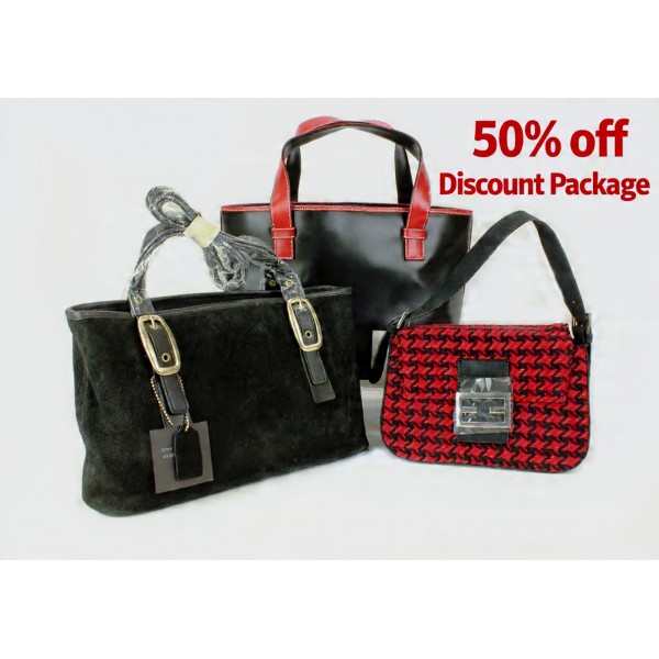 Discount Package: 3 Pieces Assorted Bags ( Only 1 pack Left )  - PROMO-001